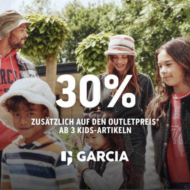 Garcia 30% ab 3 Artikeln-Kids Days (A)