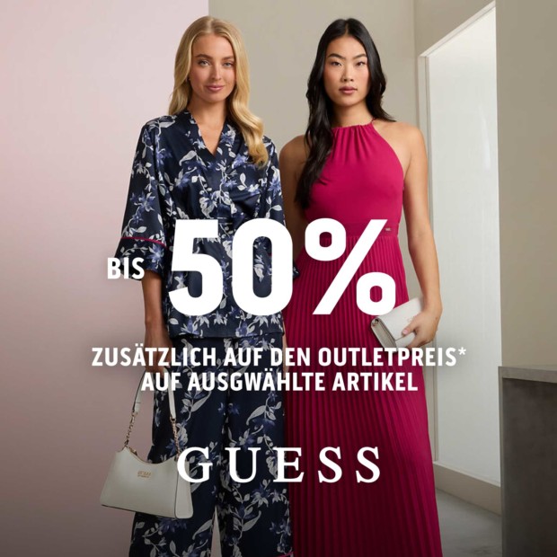 Guess bis zu 50% auf ausgewählte Artikel (A)