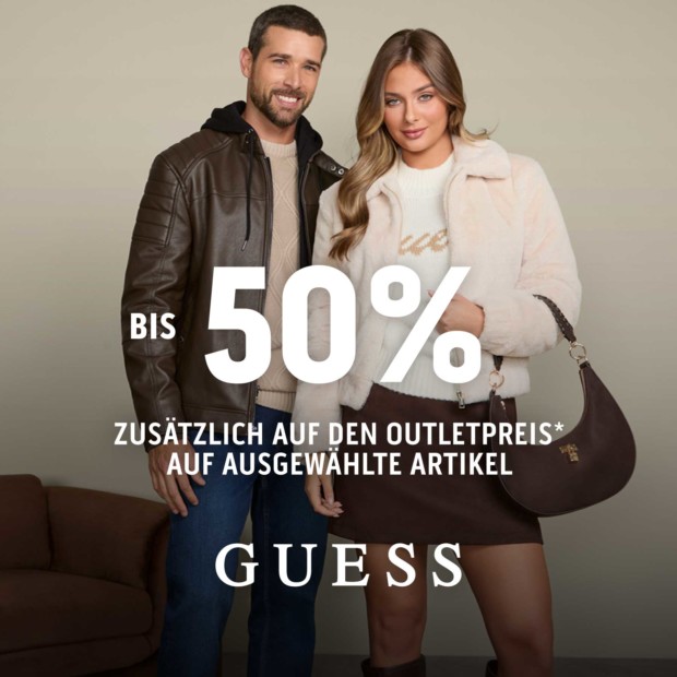Guess bis zu 50% auf ausgewählte Artikel (A)