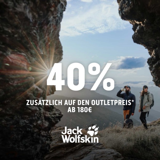 Jack Wolfskin 40% ab 180€ (A)