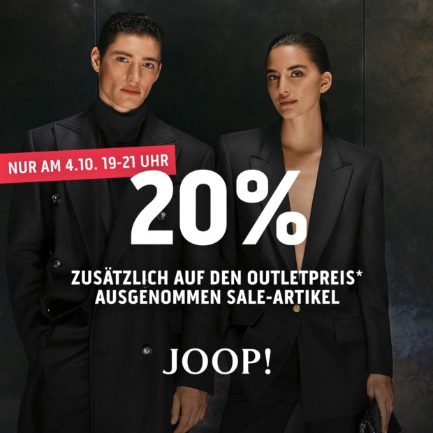 Joop 20% zusätzlich - Happy Hour (A)