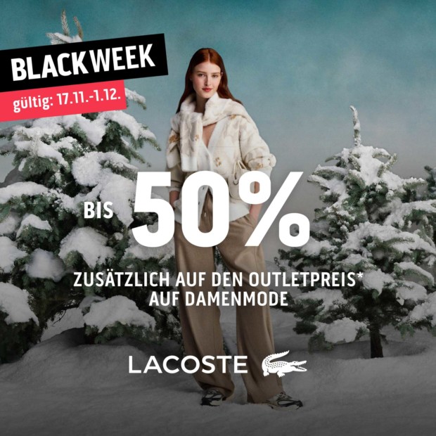 Lacoste bis zu 50% auf Damenmode - BW (A)