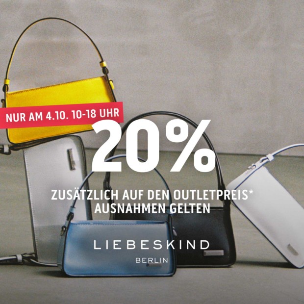 Liebeskind 20% zusätzlich - LNS (A) bis 18 Uhr