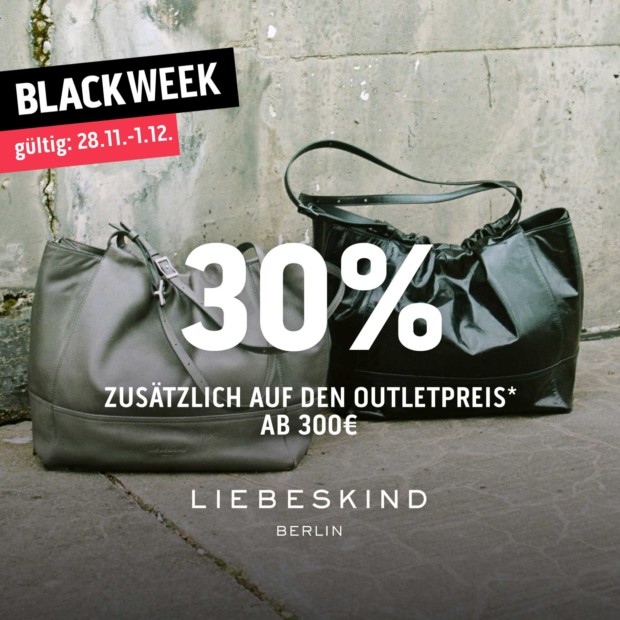 Liebeskind 30% ab 300€ - BW (A)