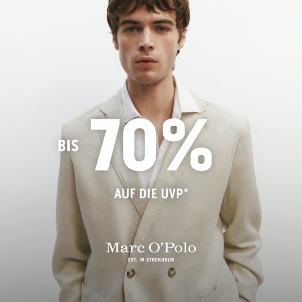 Marc O'Polo bis zu 70% auf die UVP - Summer Sale