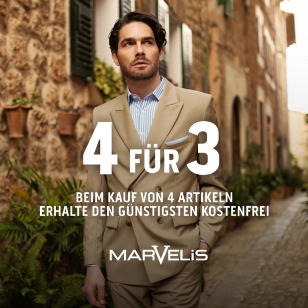 Marvelis 4 für 3 Aktion