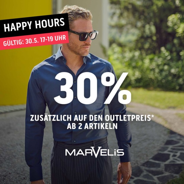 Marvelis 30% ab 2 Artikel - Happy Hours (A)