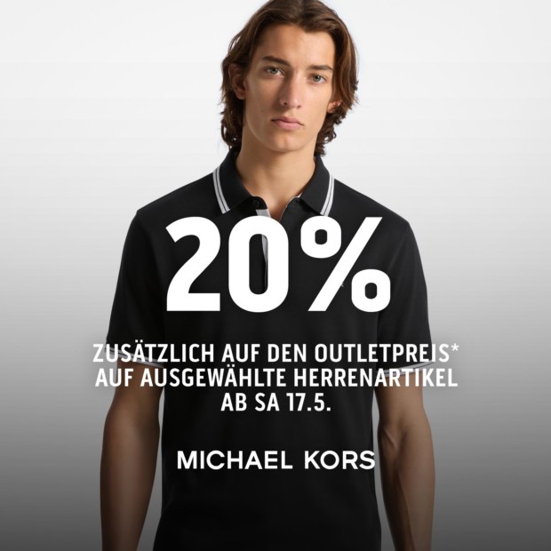 Michael Kors 20% auf ausgewählte Artikel - Mens Week