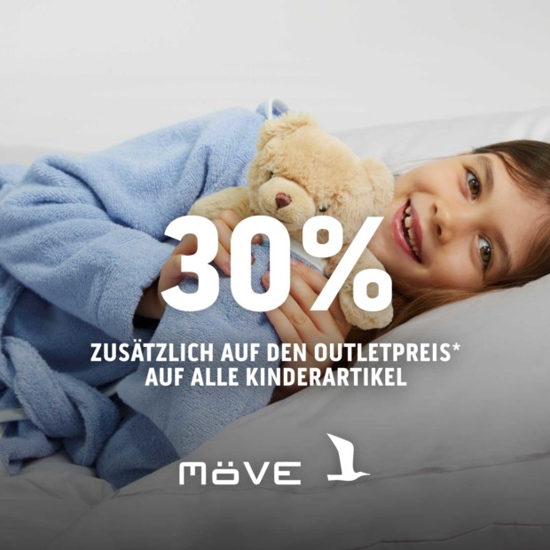 Möve 30% zusätzlich auf Kinderartikel - Kids Days (A)