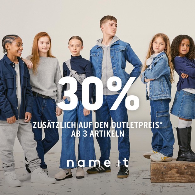 Name it 30% zusätzlich ab 3 Artikeln - Summer Sale