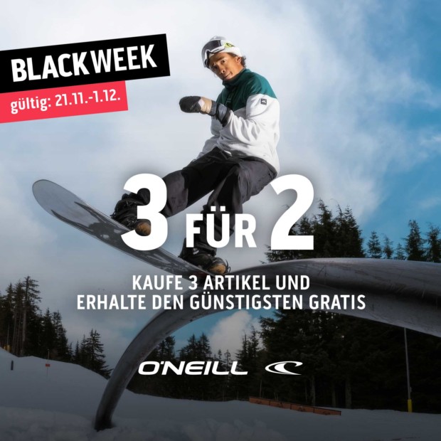 O'Neill Buy 2 + Get 1 free - BW (A)