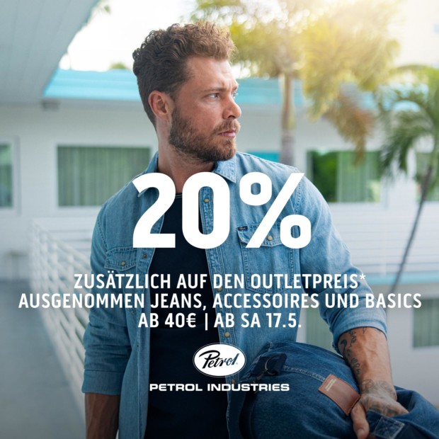 Petrol Industries 20% zusätzlich ab 40€ Einkauf - Mens Week