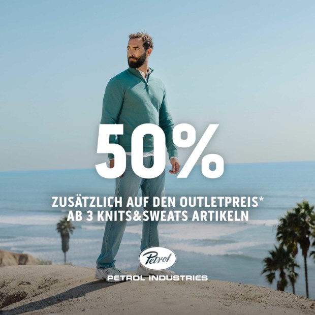 Petrol Industries 50% zusätzlich ab 3 Knits & Sweats Artikeln (A)