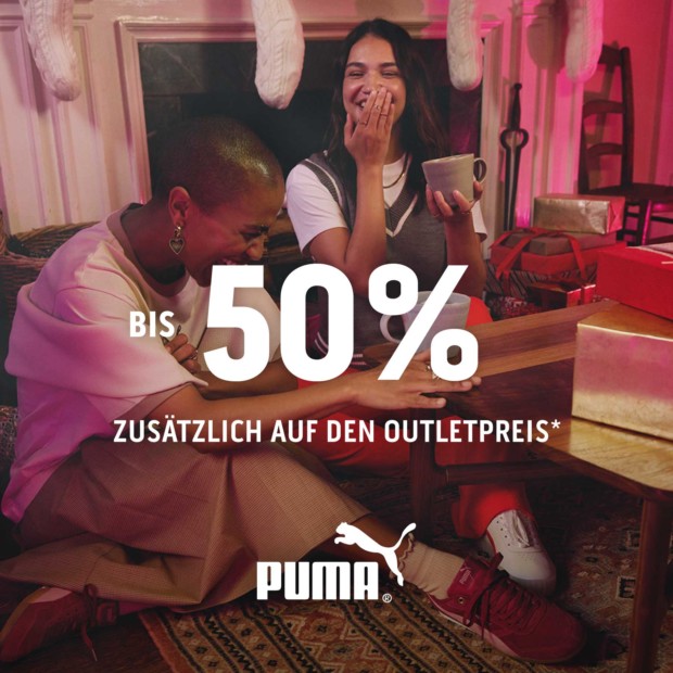 Puma bis zu 50% auf den Outletpreis (A)