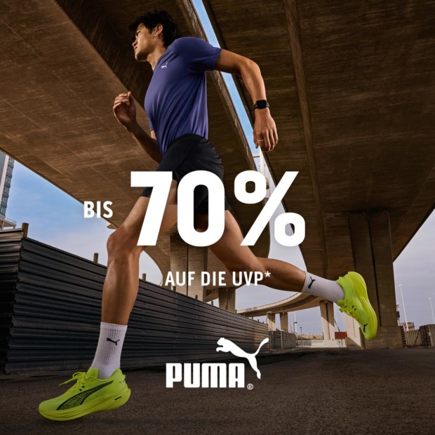 Puma bis zu 70% auf die UVP - Summer Sale