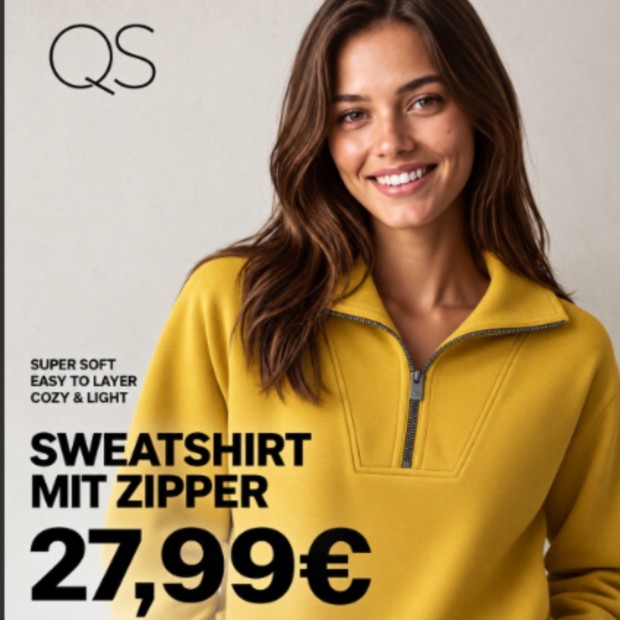 s. Oliver 2 Sweatshirts mit Zipper für 45€