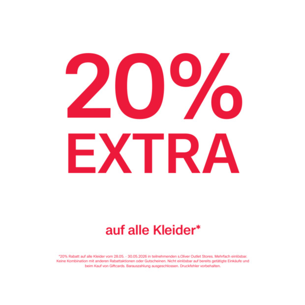 s. Oliver 20% auf Kleider
