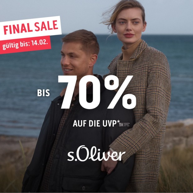 s.Oliver bis zu 70% auf die UVP - WS 26 (A)