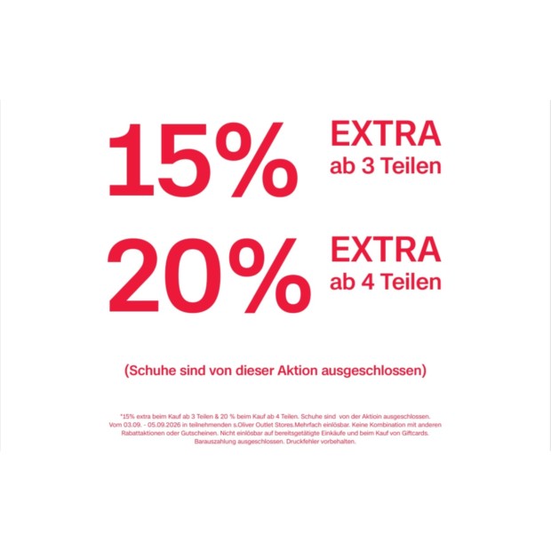 s.Oliver 20% ab 4 Artikeln