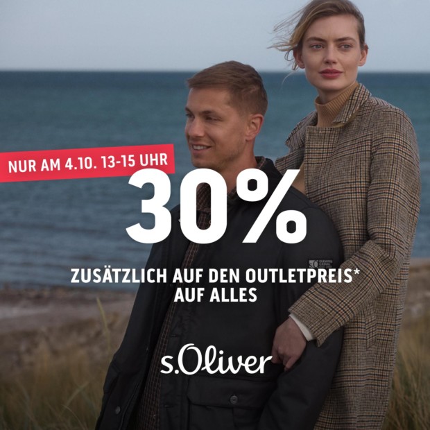 s. Oliver 30% - Happy Hour 13-15 Uhr (A)