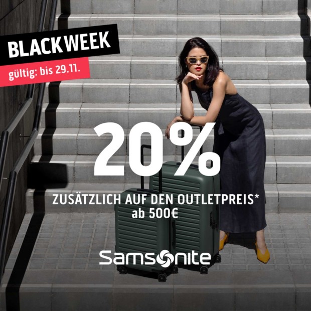 Samsonite 20% ab 500€ - BW (A)