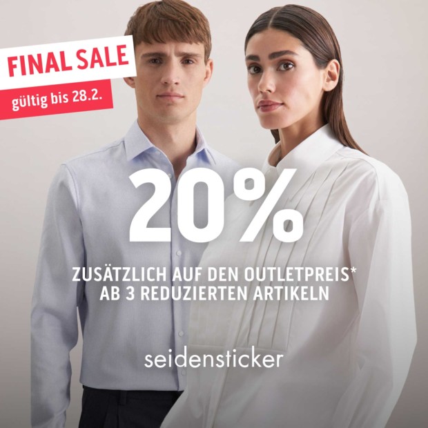 Seidensticker 20% ab 3 reduzierten Artikeln - Winter Sale