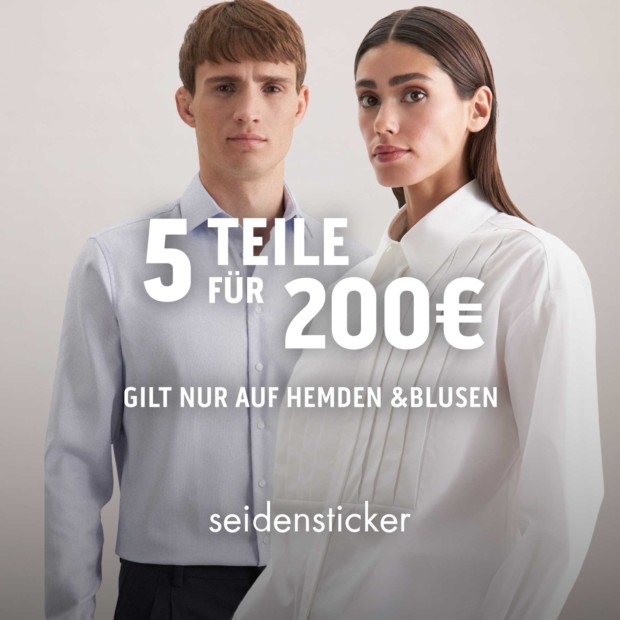 Seidensticker 5 für 200€