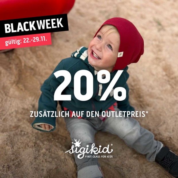 Sigikid 20% auf das gesamte Sortiment - BW (A)