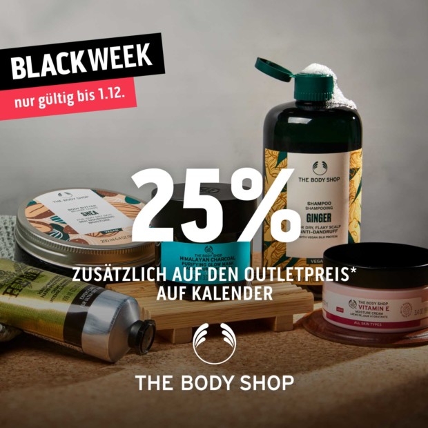 THE BODY SHOP 25% AUF KALENDER - BW2511 (A)
