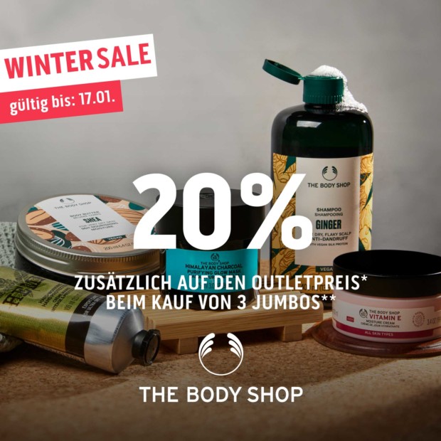 THE BODY SHOP 20% auf Jumbos - WS26 (A)