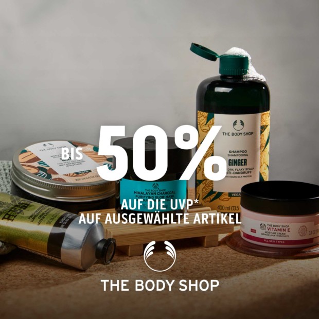 THE BODY SHOP bis 50% - 2512 (A)