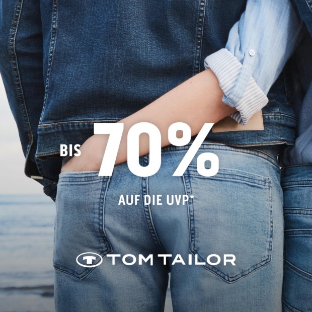 Tom Tailor bis zu 70% auf die UVP
