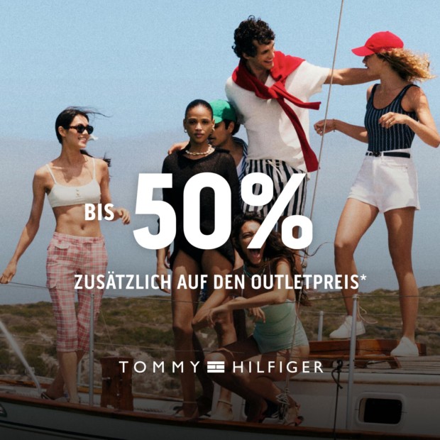 Tommy Hilfiger Summer Sale2025 50% zusätzlich auf den Outletpreis