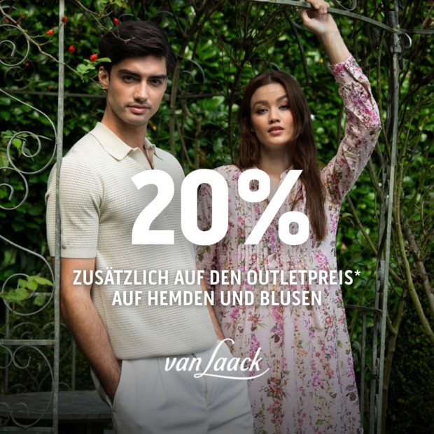 van Laack 20% zusätzlich auf Hemden und Blusen - Summer Sale (A)