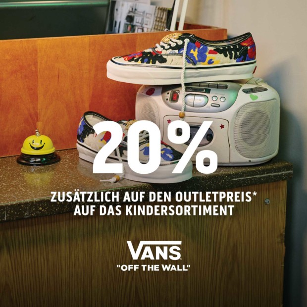 Vans 20% auf das Kindersortiment (A)