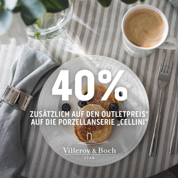 Villeroy&Boch Porzellanserie CELLINI 40% - 2510 (A)