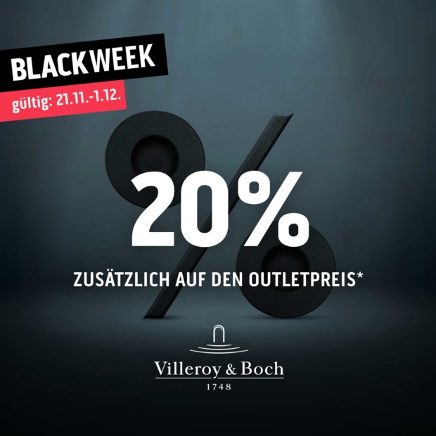 Villeroy & Boch 20% auf Alles - BW (A)