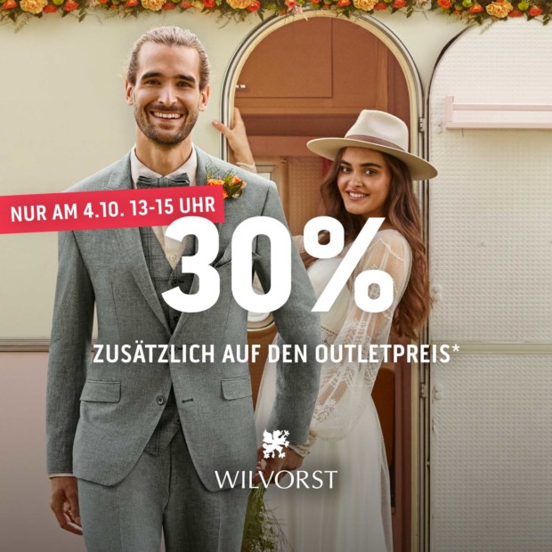 Wilvorst 30% - Happy Hour 13-15 Uhr (A)